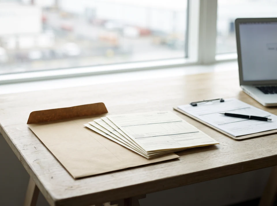 Shipping documents prepared for a customs entry